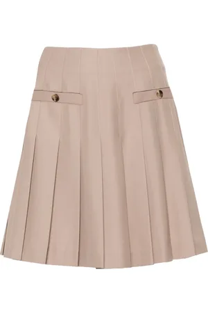 Claudie Pierlot Falda corta con diseño plisado