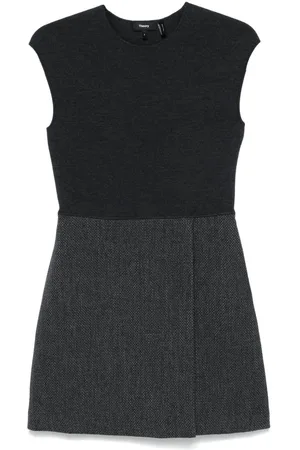 THEORY Vestido corto de tweed