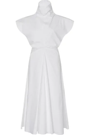 ROSETTA GETTY Vestido corto con cuello alzado