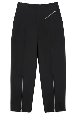 Maison Margiela Pantalones tapered con cierre