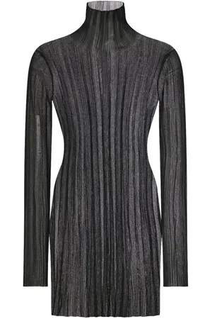 ROSETTA GETTY Vestido plisado transparente