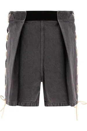 KAPITAL Bermudas con detalle de cordones