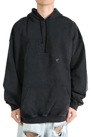 Vetements Hoodie con logo bordado