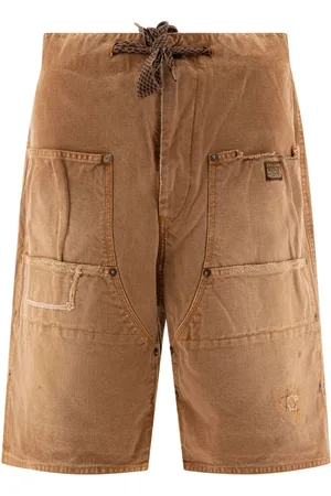 KAPITAL Bermudas con detalles rasgados