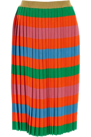 Gucci Falda midi con motivo de rayas