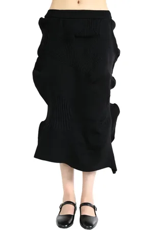 Issey Miyake Falda midi Kone Kone