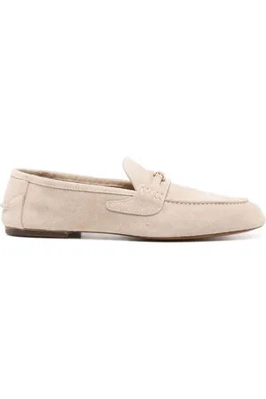 Gucci Mocasines de gamuza con motivo Interlocking G