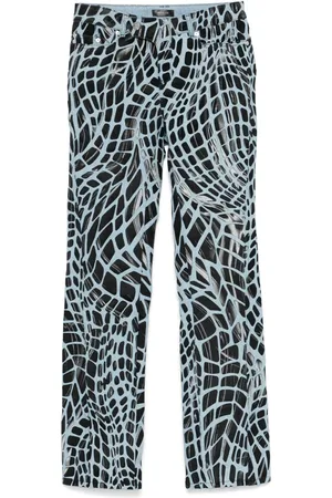 MUGLER Jeans rectos con estampado