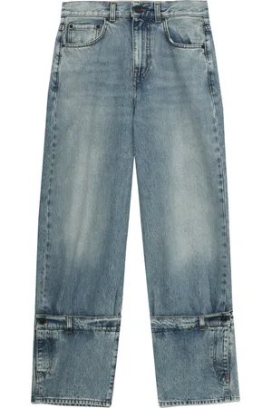 haikure Jeans rectos con parche del logo