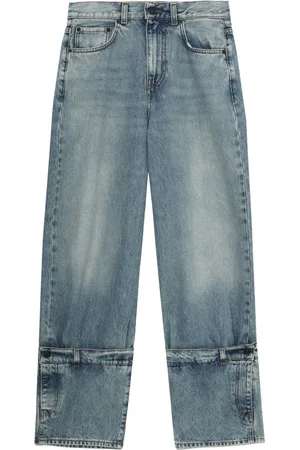 haikure Jeans rectos con parche del logo