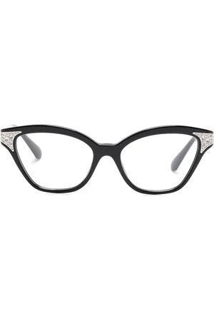 Swarovski Lentes de sol con detalles de cristal
