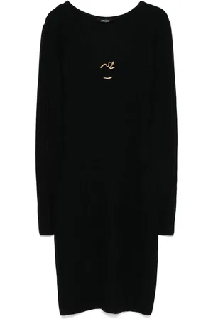 Roberto Cavalli Vestido corto tejido de canalé