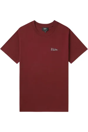 A.P.C. Playera con logo estampado