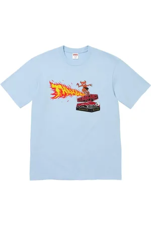 Supreme Playera Back Tail "Blue" de x Thrasher