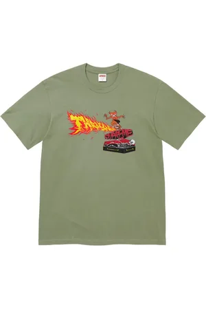 Supreme Playera Back Tail "Green" de x Thrasher