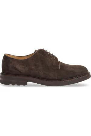 Brunello Cucinelli Zapatos derby de gamuza