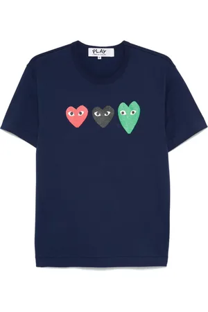 Comme des Garçons Playera con corazón estampado