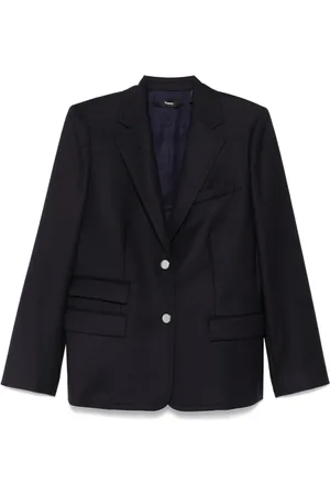 THEORY Blazer de franela