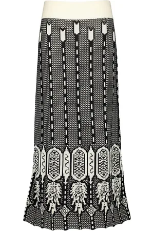 JOHANNA ORTIZ Falda midi Energy Matrix