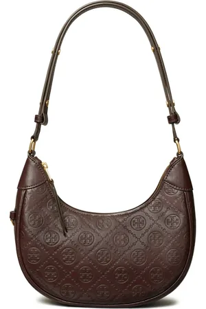 Tory Burch Bolsa de hombro T Monogram Crescent