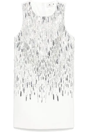 Elisabetta Franchi Vestido corto en crepé