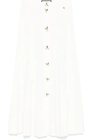 NISSA Falda midi con botones de corazón