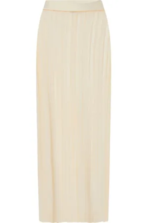 ROSETTA GETTY Falda plisada transparente