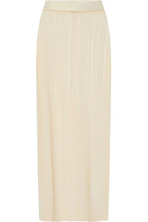 ROSETTA GETTY Falda plisada transparente