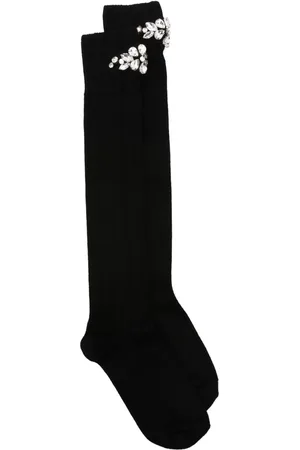 Simone Rocha Calcetines con detalles de cristal