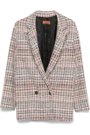 Missoni Blazer de bouclé con motivo de cuadros