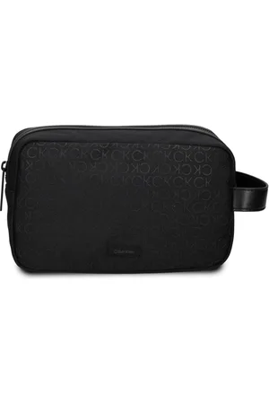 Calvin Klein Neceser con logo en jacquard