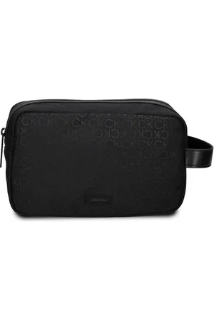 Calvin Klein Neceser con logo en jacquard