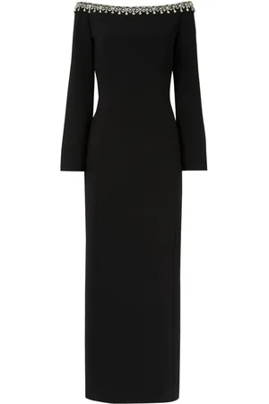 Jenny Packham Vestido midi Lima con detalles de cristal