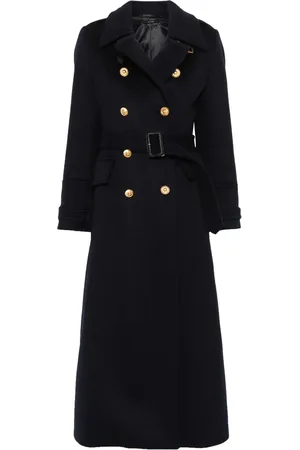 Tom Ford Abrigo estilo militar con doble botonadura