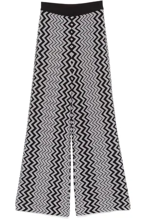 Missoni Pantalones con diseño en zigzag
