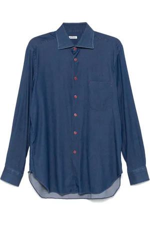 Kiton Camisa de mezclilla