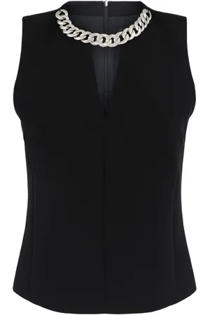 BARBARA BUI Camiseta con cadena en el cuello