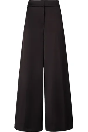 GENNY Pantalones anchos con diseño acampanado