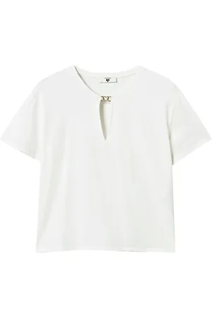 Twin-Set Playera con detalle de aberturas