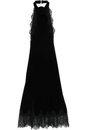 NISSA Vestido midi con aplique floral