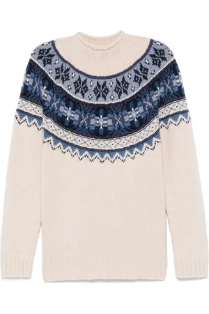 ERIC BOMPARD Suéter de tejido fair isle