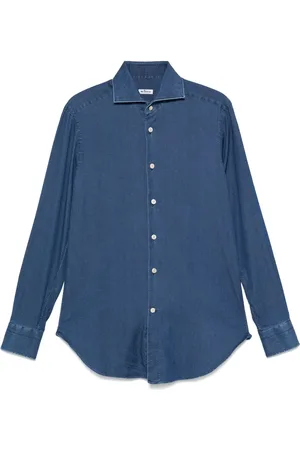 Kiton Camisa Chambray