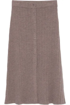 Claudie Pierlot Falda midi con diseño plisado