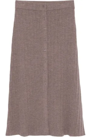 Claudie Pierlot Falda midi con diseño plisado