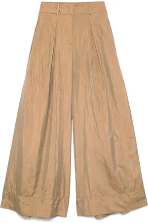 PESERICO SIGN Pantalones palazzo con efecto tornasolado