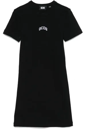 GCDS Vestido corto con logo bordado