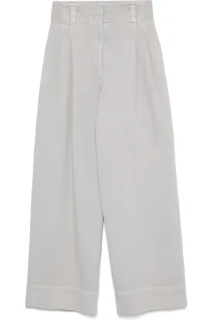PESERICO SIGN Pantalones palazzo con pliegues