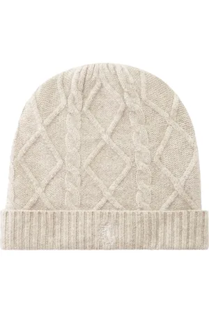 PRINGLE OF SCOTLAND Gorro de cachemira en tejido de ochos