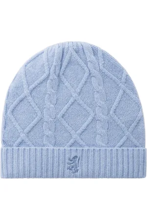 PRINGLE OF SCOTLAND Gorro de cachemira en tejido de ochos