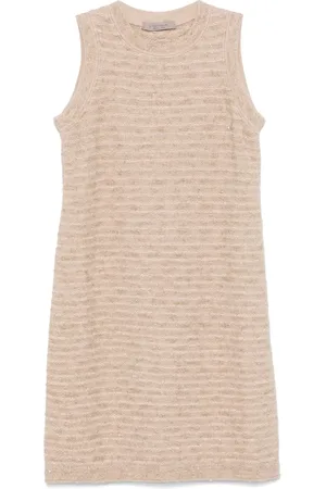 D.EXTERIOR Vestido midi bordado con lentejuelas